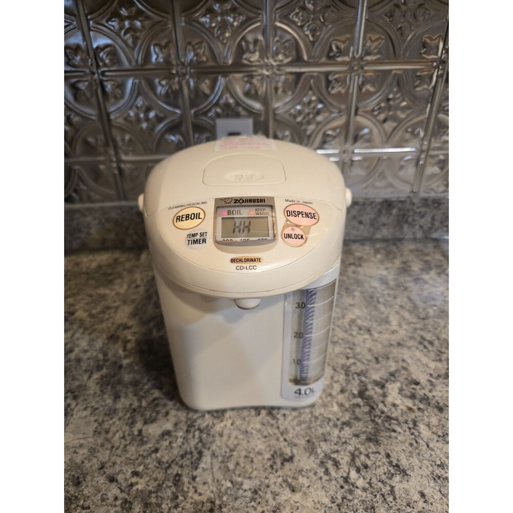 Zojirushi CD-LCC40 Panorama Window Water Boiler & Warmer 4 Liter - Power Tested